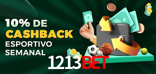 10% de bônus de cashback na 1213bet